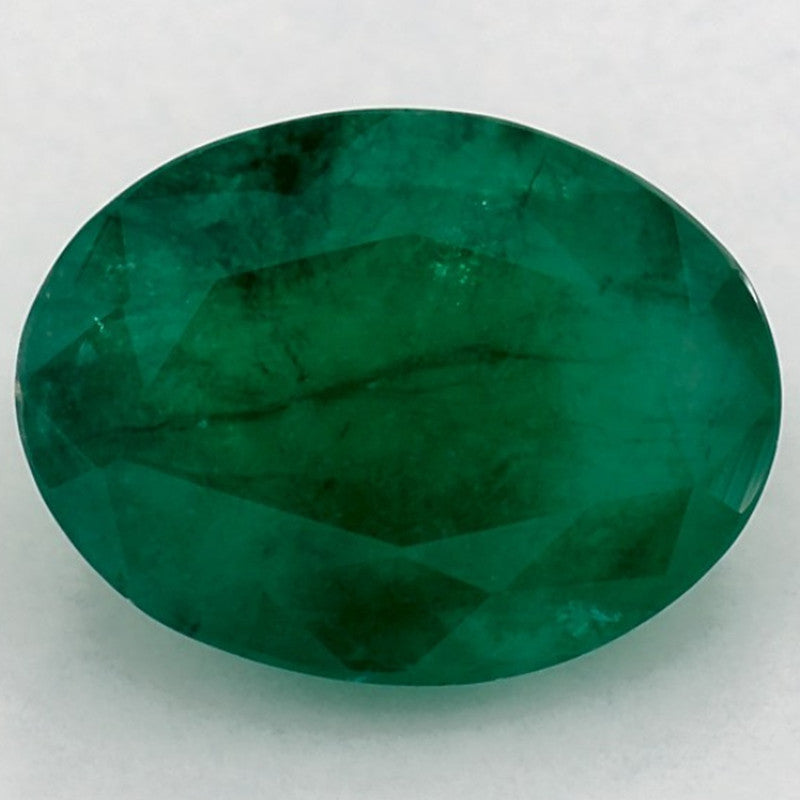 3.03 Carat Oval Natural Green Emerald