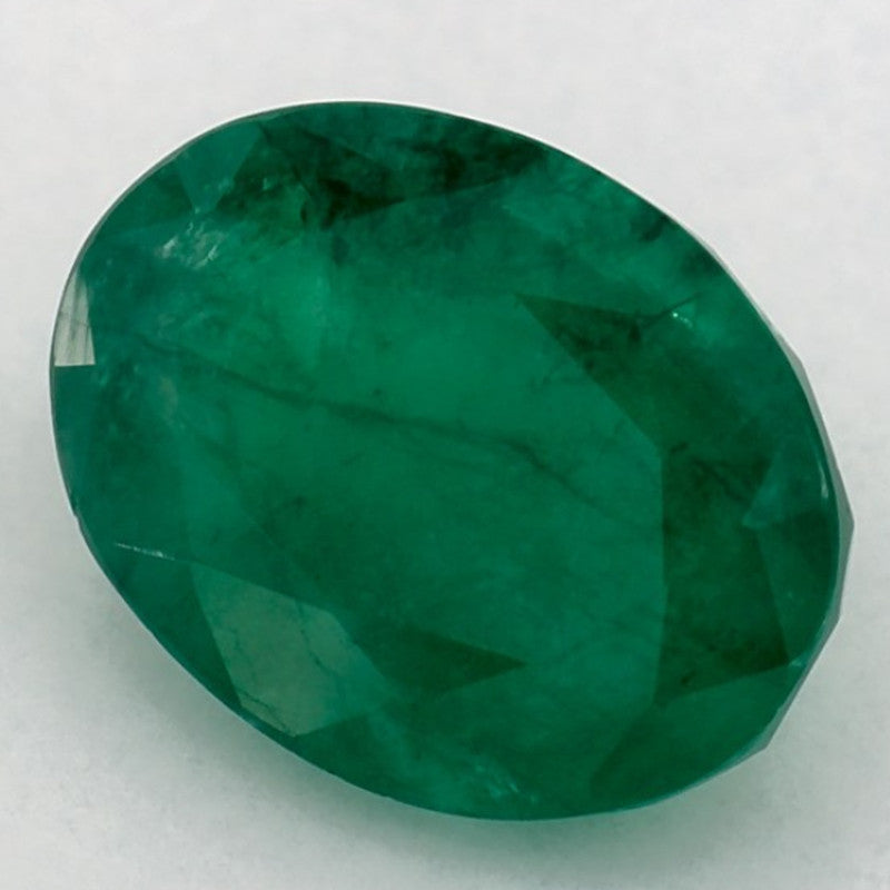 3.03 Carat Oval Natural Green Emerald