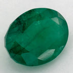 3.03 Carat Oval Natural Green Emerald
