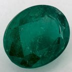 4.11 Carat Oval Natural Green Emerald