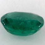 4.11 Carat Oval Natural Green Emerald