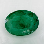 4.80 Carat Oval Natural Green Emerald