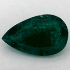 4.22 Carat Pear Natural Green Emerald