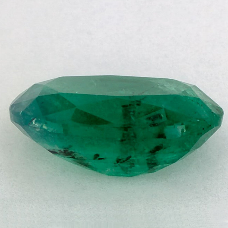 4.01 Carat Oval Natural Green Emerald