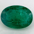 5.12 Carat Oval Natural Green Emerald