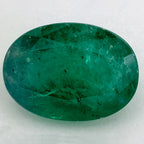 5.12 Carat Oval Natural Green Emerald