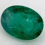 5.12 Carat Oval Natural Green Emerald