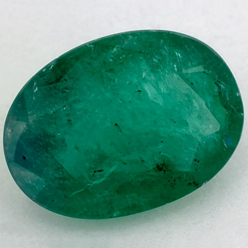 5.12 Carat Oval Natural Green Emerald