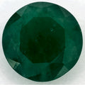 3.18 Carat Round Natural Green Emerald