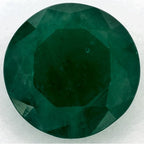 3.18 Carat Round Natural Green Emerald