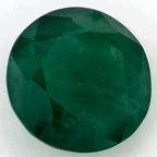 3.18 Carat Round Natural Green Emerald