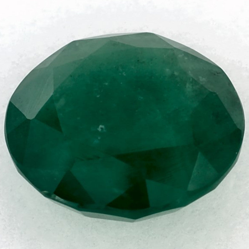 3.18 Carat Round Natural Green Emerald