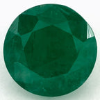 2.54 Carat Round Natural Green Emerald