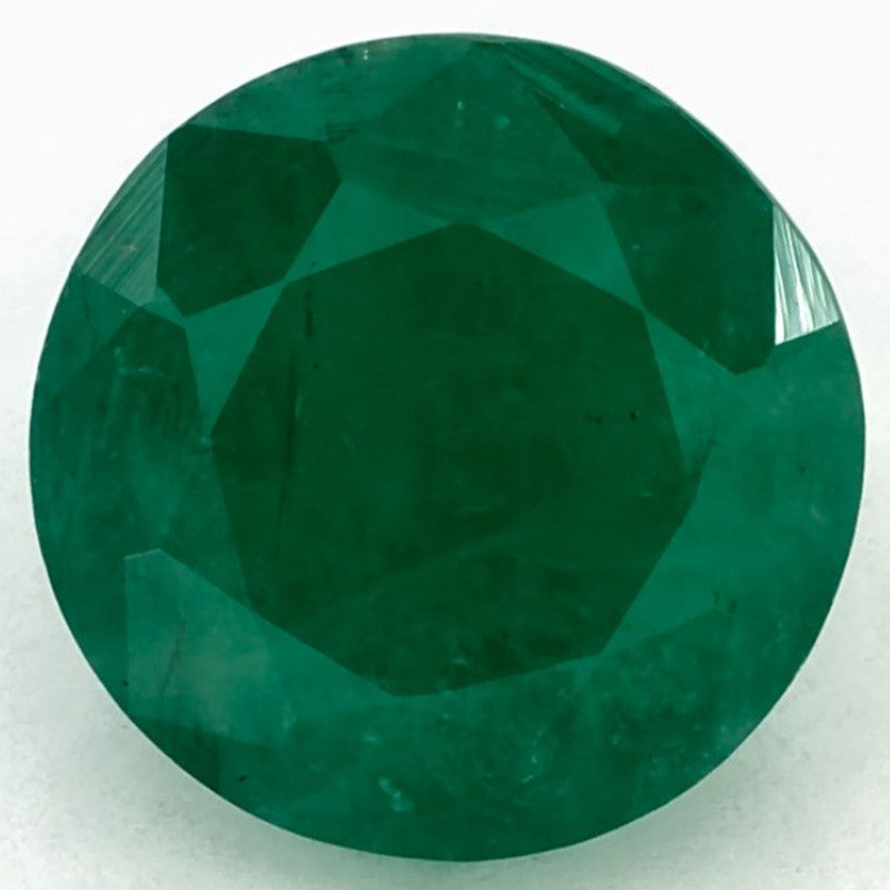 2.54 Carat Round Natural Green Emerald