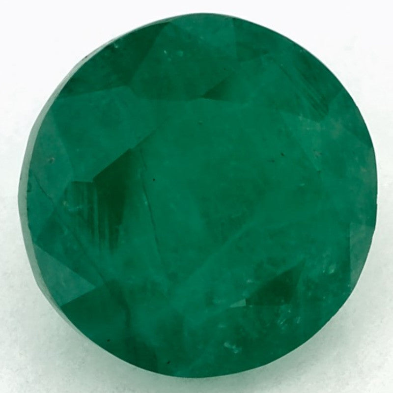 2.54 Carat Round Natural Green Emerald