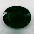 5.96 Carat Oval Natural Green Emerald