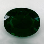 5.96 Carat Oval Natural Green Emerald