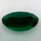 5.96 Carat Oval Natural Green Emerald