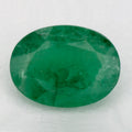 1.06 Carat Oval Natural Green Emerald
