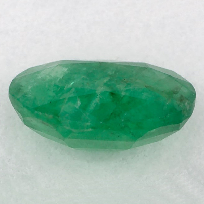 1.06 Carat Oval Natural Green Emerald