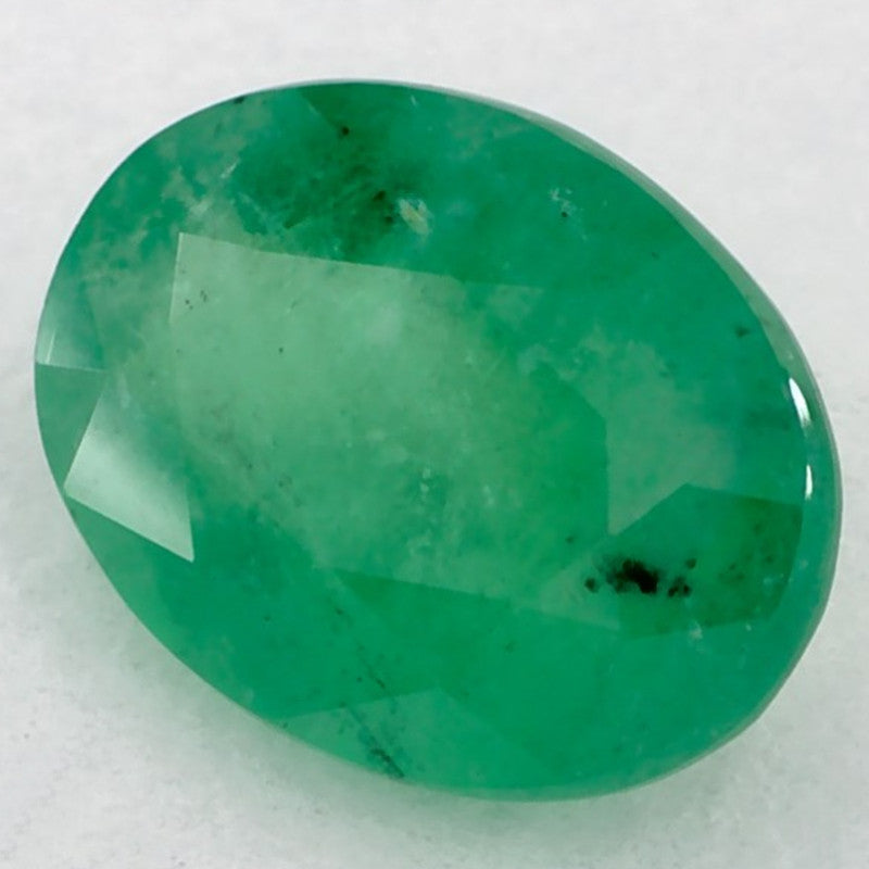 1.19 Carat Oval Natural Green Emerald
