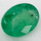 1.19 Carat Oval Natural Green Emerald