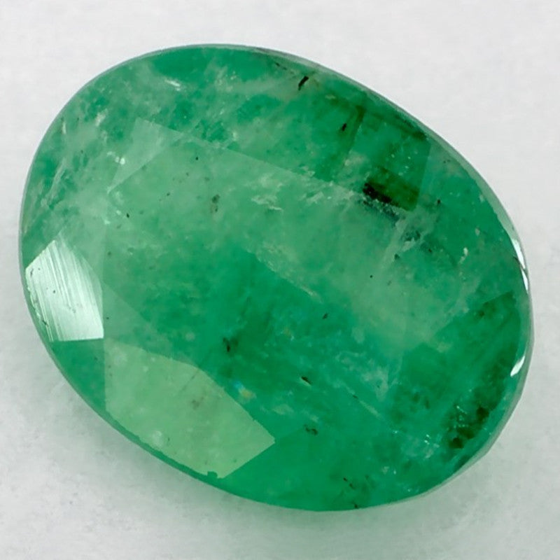 1.20 Carat Oval Natural Green Emerald