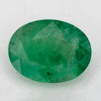 1.07 Carat Oval Natural Green Emerald