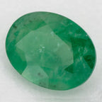 1.07 Carat Oval Natural Green Emerald