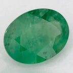 1.07 Carat Oval Natural Green Emerald