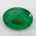 1.08 Carat Oval Natural Green Emerald
