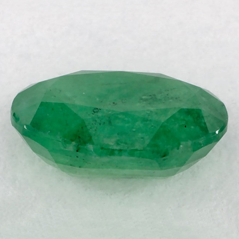1.08 Carat Oval Natural Green Emerald