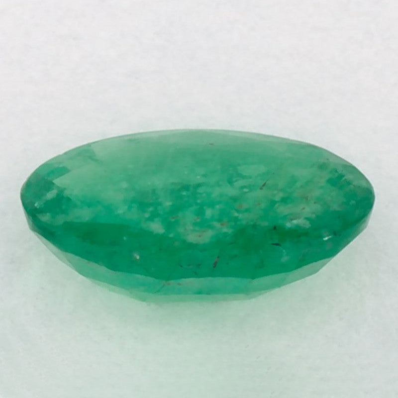 0.93 Carat Oval Natural Green Emerald