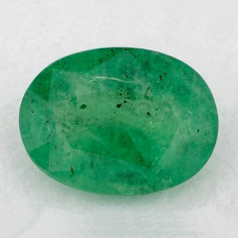 1.11 Carat Oval Natural Green Emerald