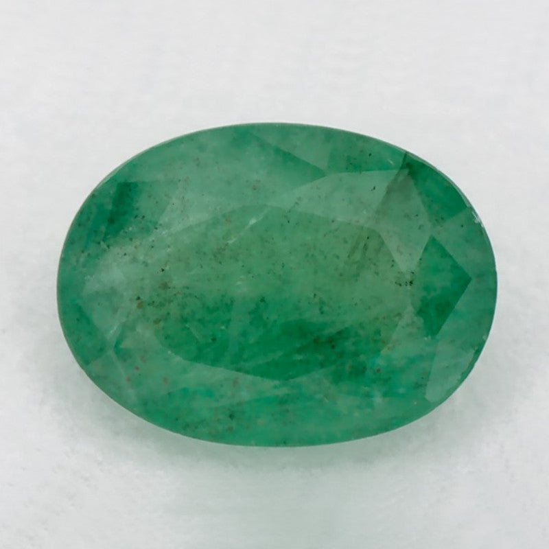 1.12 Carat Oval Natural Green Emerald