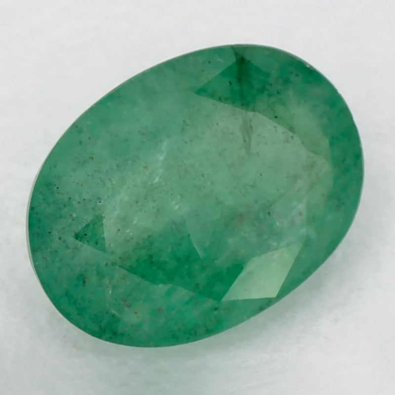 1.12 Carat Oval Natural Green Emerald