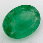 1.05 Carat Oval Natural Green Emerald
