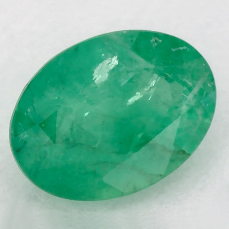 1.13 Carat Oval Natural Green Emerald