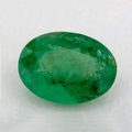 1.06 Carat Oval Natural Green Emerald