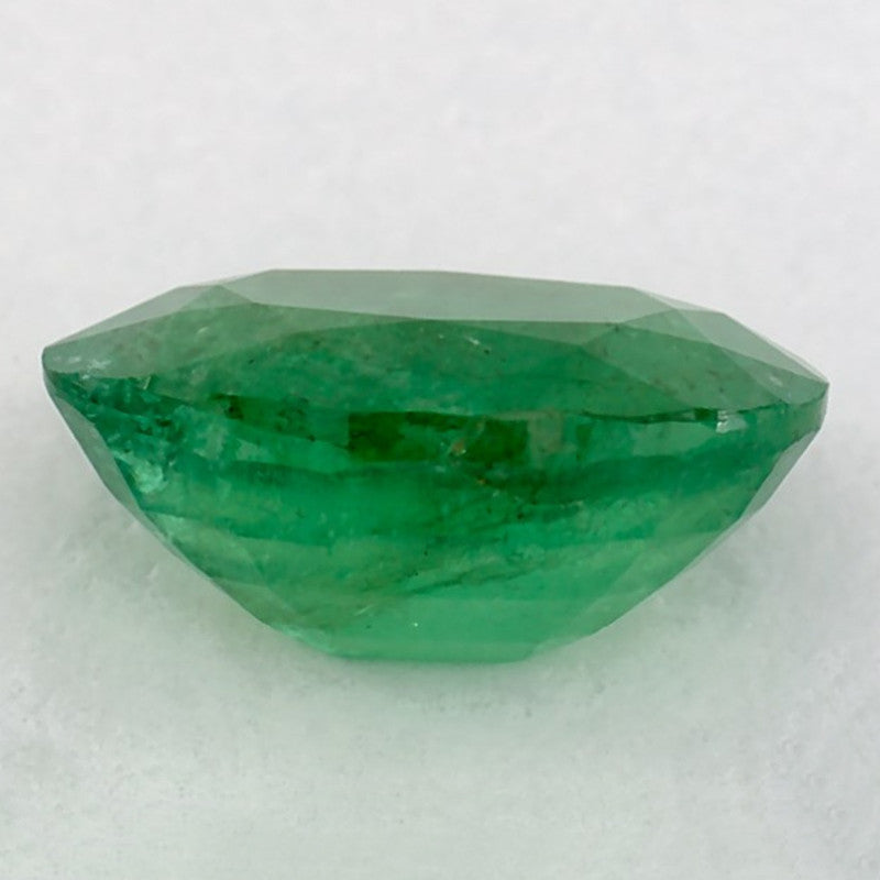 1.06 Carat Oval Natural Green Emerald