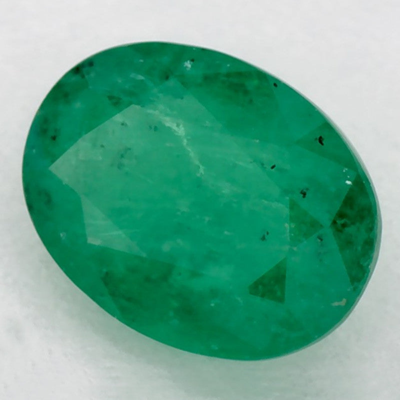 1.17 Carat Oval Natural Green Emerald