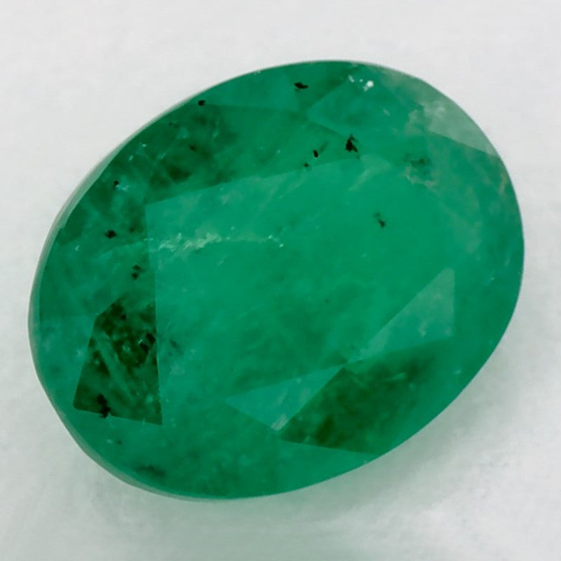 1.17 Carat Oval Natural Green Emerald