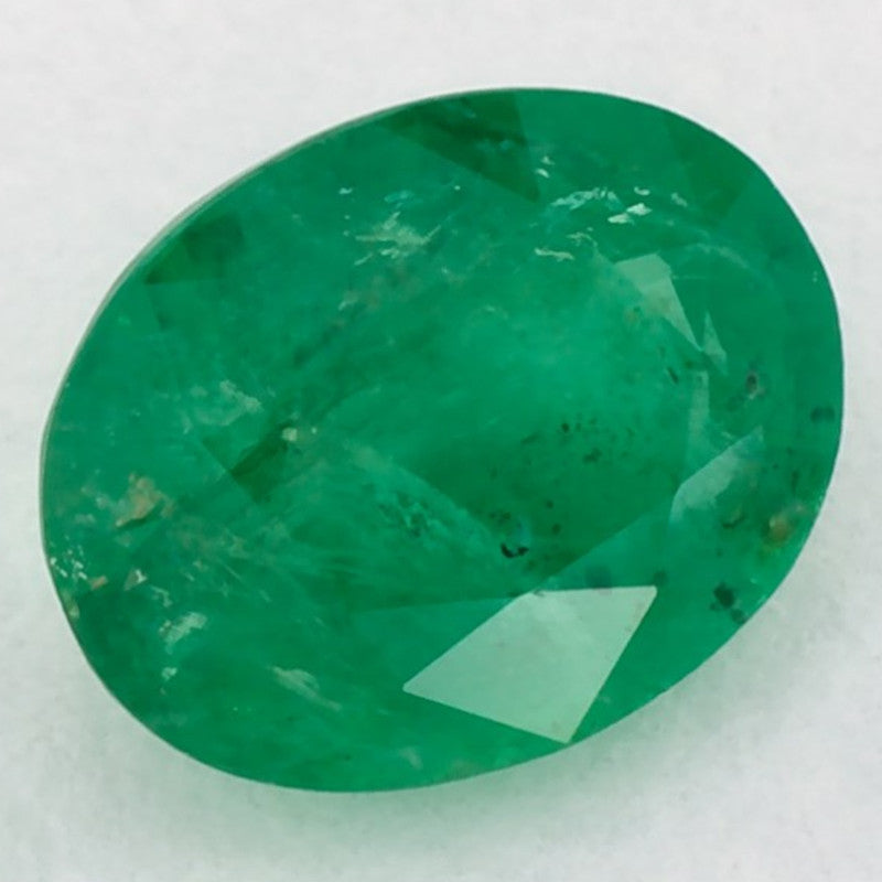 1.10 Carat Oval Natural Green Emerald