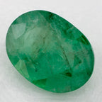 1.18 Carat Oval Natural Green Emerald