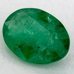 0.92 Carat Oval Natural Green Emerald