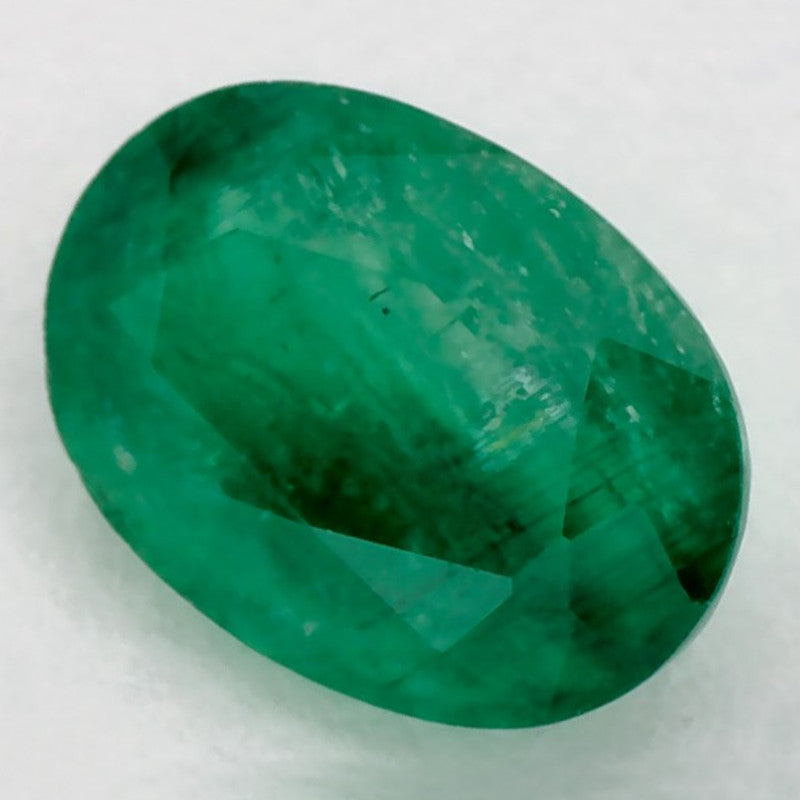 1.19 Carat Oval Natural Green Emerald