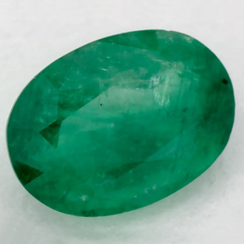 1.19 Carat Oval Natural Green Emerald