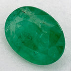 1.05 Carat Oval Natural Green Emerald