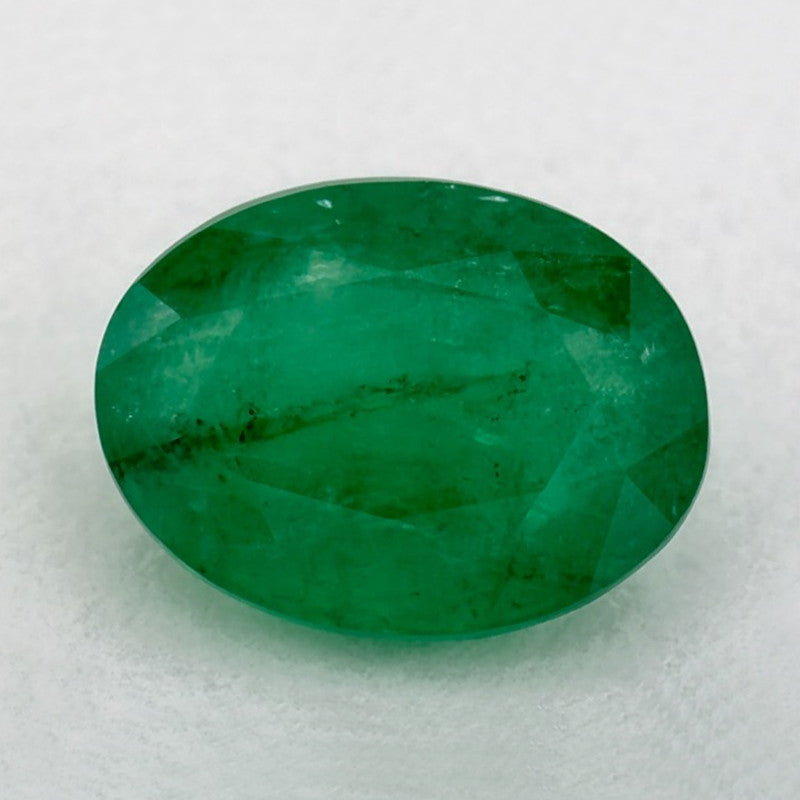 1.15 Carat Oval Natural Green Emerald