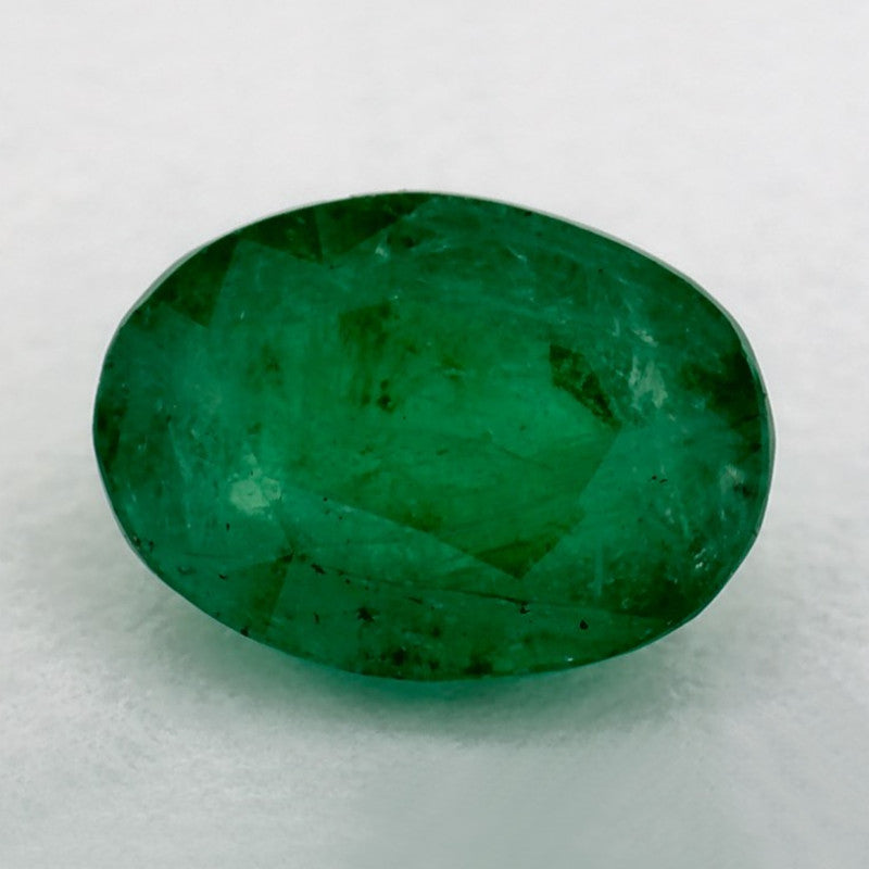 1.16 Carat Oval Natural Green Emerald